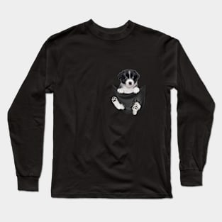 Border Collie dog love Long Sleeve T-Shirt